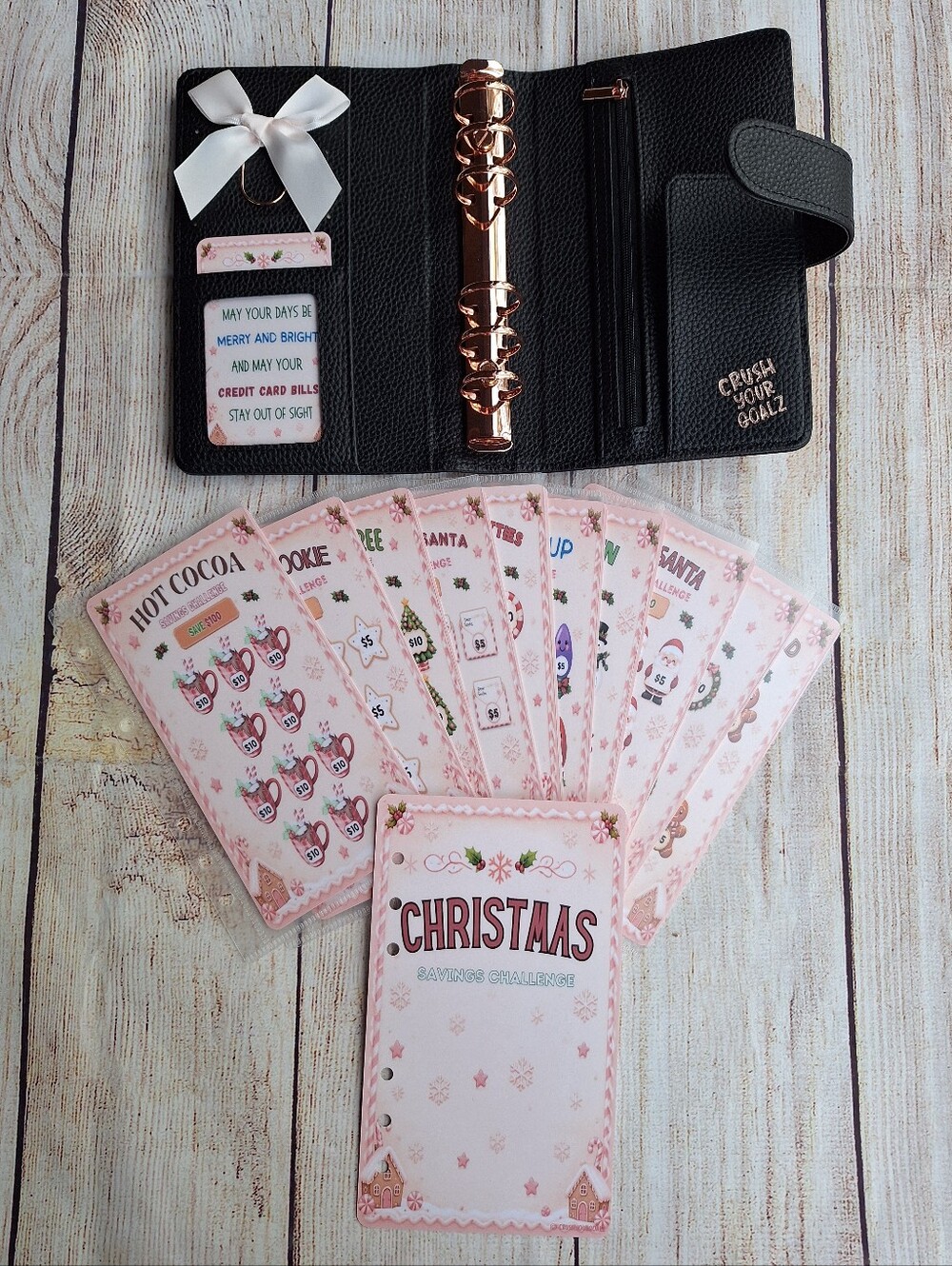 Christmas Savings Challenge Binder Bundle